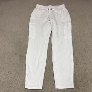 The Sweatshirt Project Joggers White Pockets Women’s Size Medium